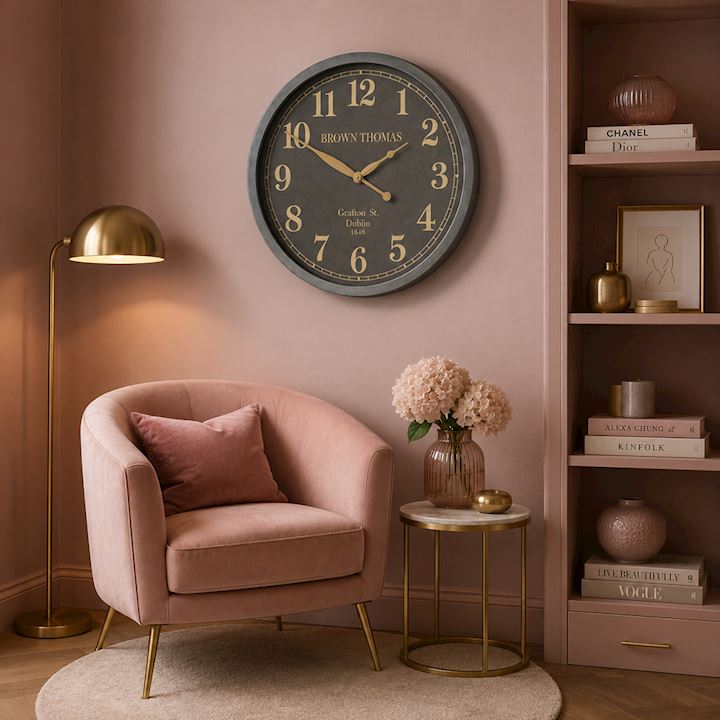 BROWN THOMAS WALL CLOCK 60cm